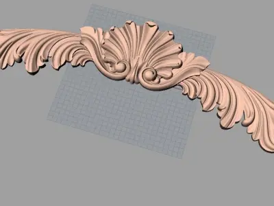 Artcam Aspire 3D relief models STL Files used for CNC E583 3D model