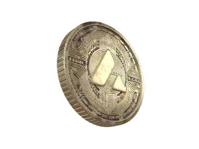 Avalanche Coin v7 005 3D model