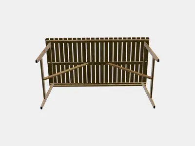 ASKHOLMEN table-outside Low-poly 3D model