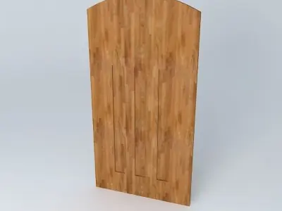 Wooden door  Free 3D model purchase