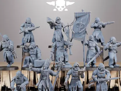 RoyalGuard Templars 3D print model