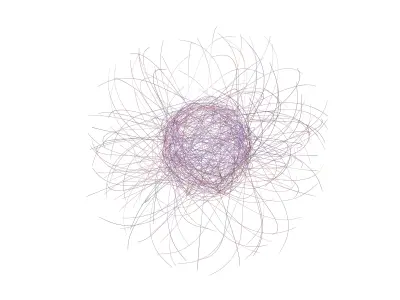 Abstract Sphere Line v1 005 3D model