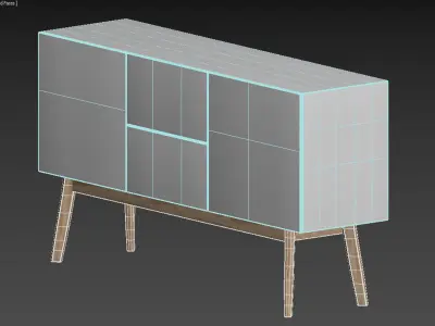 cabinet Bergen 3D model