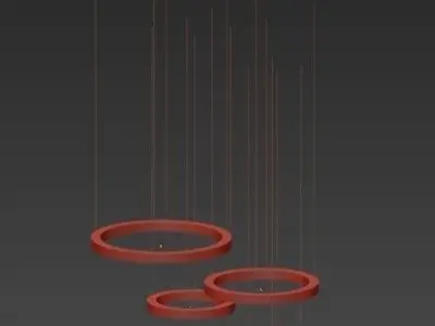 Light Ring Horizontal 3D model