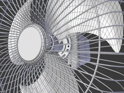 Standing  Fan  3D model
