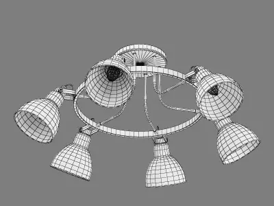 761060 Acrobata Lightstar Ceiling chandelier 3D model