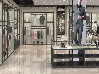 Clothing Store 03 3D model