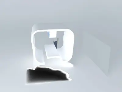 C lounge box with light in it Free 3D model