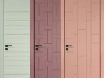 Interior door 002 3D model