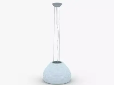 1493 - Hanging Lamp Low-poly 3D model