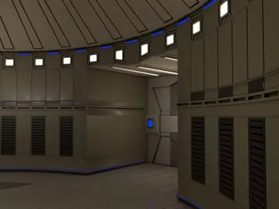 Sci Fi Room  3D model