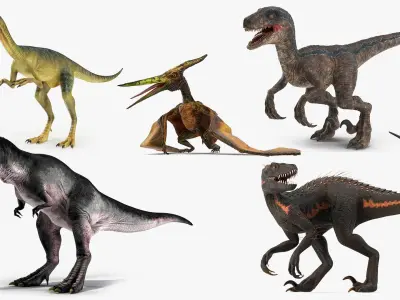  Carnivorous Dinosaurs Collection 3 