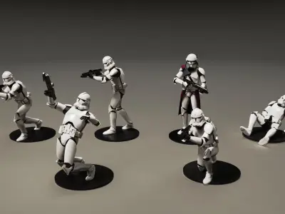 star wars 3d printable clone legion pack 3 3D print model