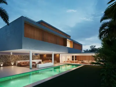 House 6 -mk27 - Exterior-Marcio Kogan 3D model