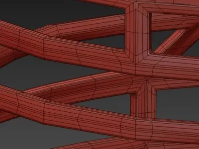 Pvc Pipe Lamp Lamp 3D model