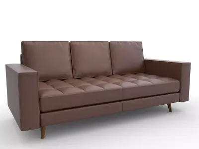 Modern 3 Seater Sofa 3D model