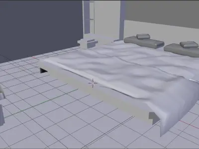 Project on 3D Interior Model of a Room 3D model