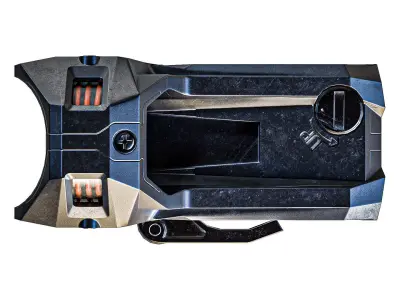 Mepro M22 Sight Lowpoly Scope Low-poly 3D model