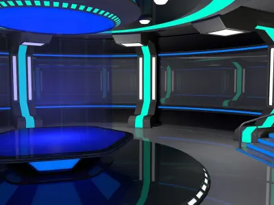 Sci Fi Interior   3D model