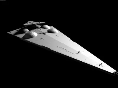 Interdictor - Immobilizer 418 Star Destroyer - Star Wars 3D model