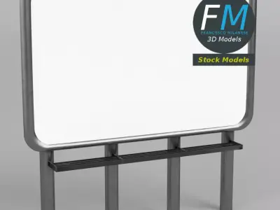 Billboard empty 3D model