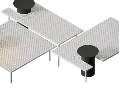 Spacetime Table by Dmitry Kozinenko 3D model