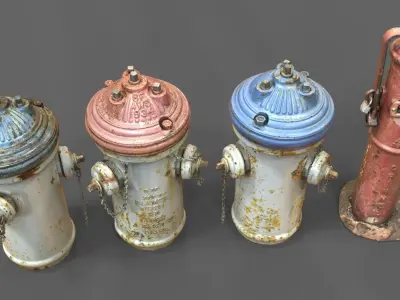 Fire Hydrant Utilities 3D model