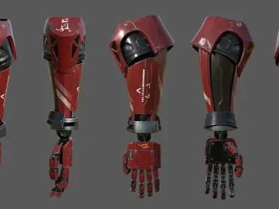Robot Arm For Art 3D model