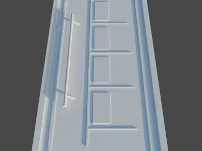 Main Door Low-poly 3D model