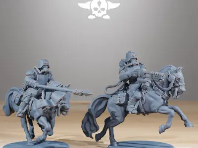 GrimGuard Cavalry 3D print model