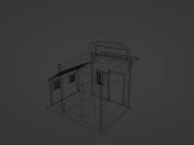 Wild West Jail 3D print model