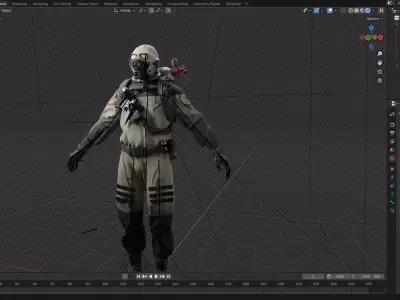 HLA  Combine Grunt 3D model