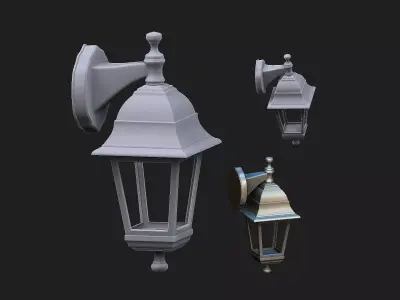 vintage lamp Free 3D print model