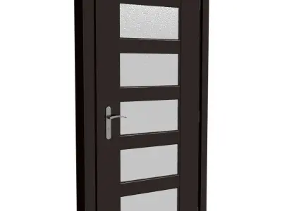 Plastic door 08 3D model