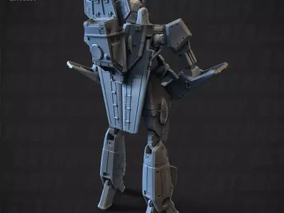 BF-1J Bald Terry 135mm Poseable 3D print model