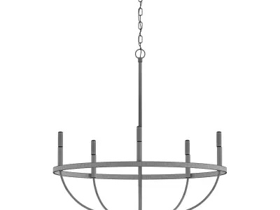 Babson Candle Style Chandelier by SandStable 3D model