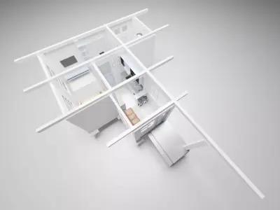 Single house model 3D model