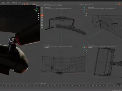 CYBERPUNK COLLECTION COMPUTER MONITORS Low-poly 3D model