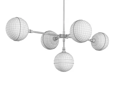 BRIO CHANDELIER Low-poly 3D model