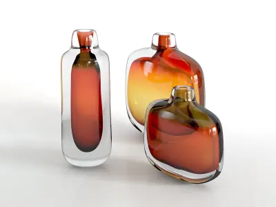 ARCADE Mineralia Amber Vases 3D model