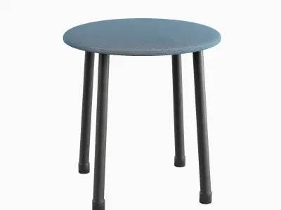Steel Stool C 02  3D model