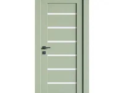 Modern entrance door 78 3D model