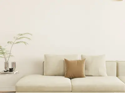 Blender Eevee Modern Mansion Low-poly 3D model