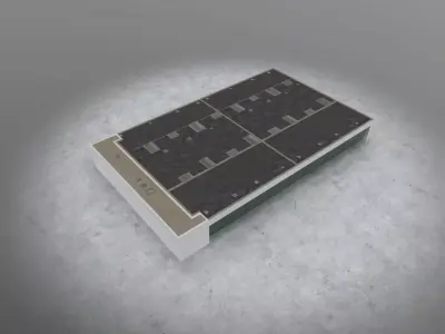 EDDB Technical Building 6 Low-poly 3D model