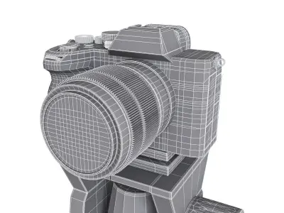  A set of studio equipment 3D model