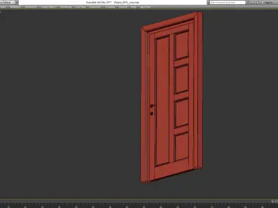 Interior Doors 3d model Low-poly 3D model
