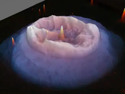 THE INKY ABYSS DEEP SKY OBJECT 3D SOFTWARE ANALYSIS 3D print model