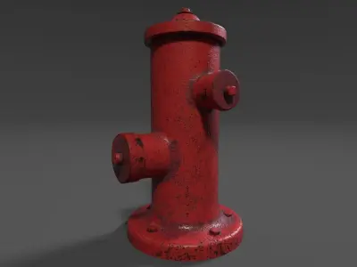 Simple Fire Hydrant Free 3D model