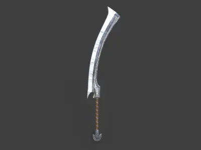 Egypt Sword Low-poly 3D model