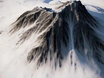 Landscape 05 Low-poly 3D model